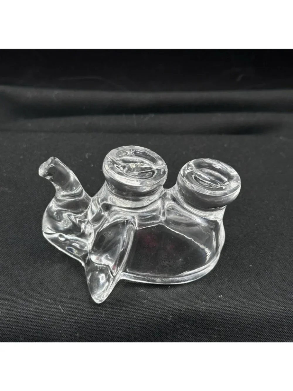 Elephant Ring Holder Glass Trinket Dish Small Jewelry Organizer Decor